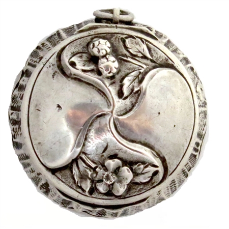 Antique Sterling Silver with Botanical Motifs